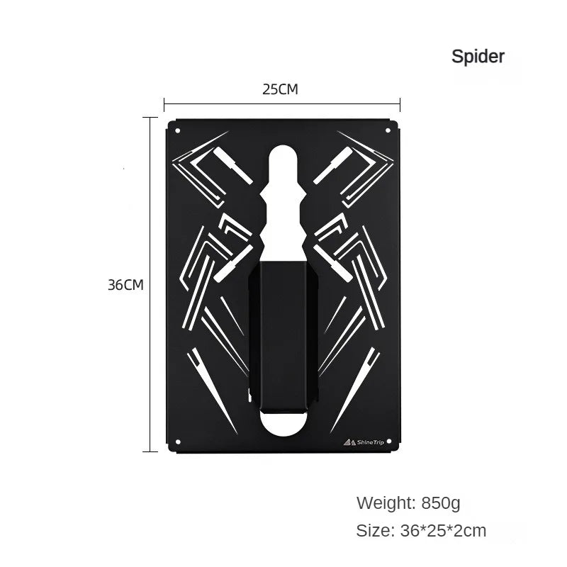 Folding Camping Tables Portable IGT Carbon Steel Ultralight Nature Hike Table - AURA