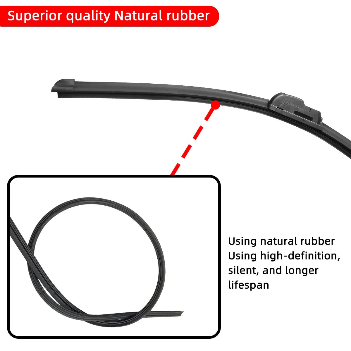 1PC Car Windshield Wiper Blades Hook Universal - AURA
