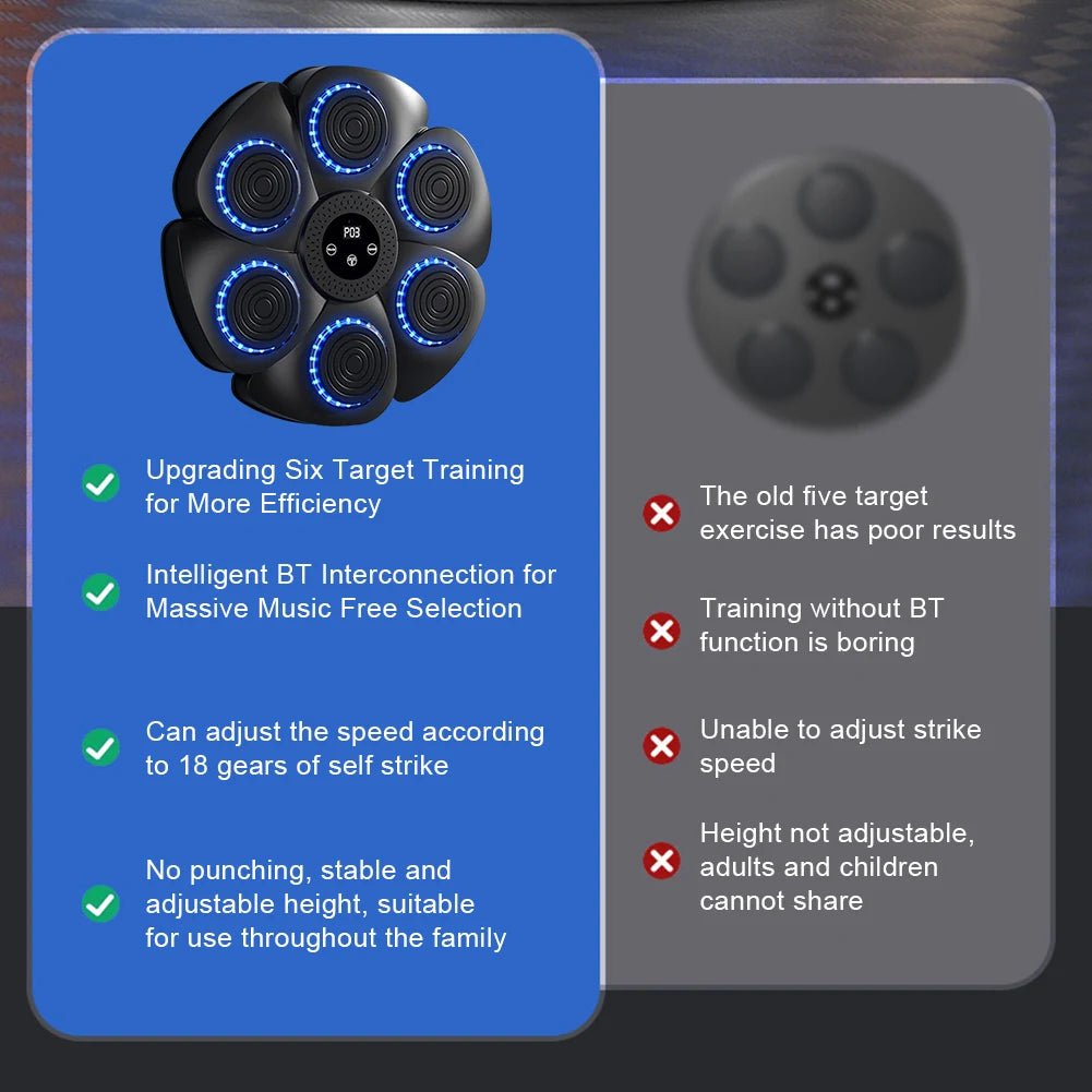 Smart Music Boxing Machine Sports Fitness - AURA