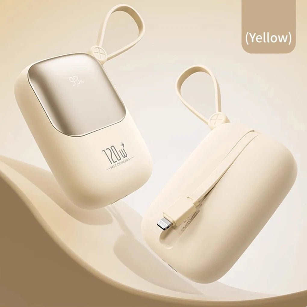 120W super fast charging power bank with cable 20000mAh large capacity - AURA