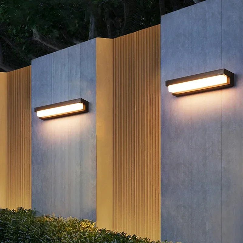 LED Outdoor Solar Wall Lights Waterproof Solar Light Balcony Villa Doorway Courtyard - AURA