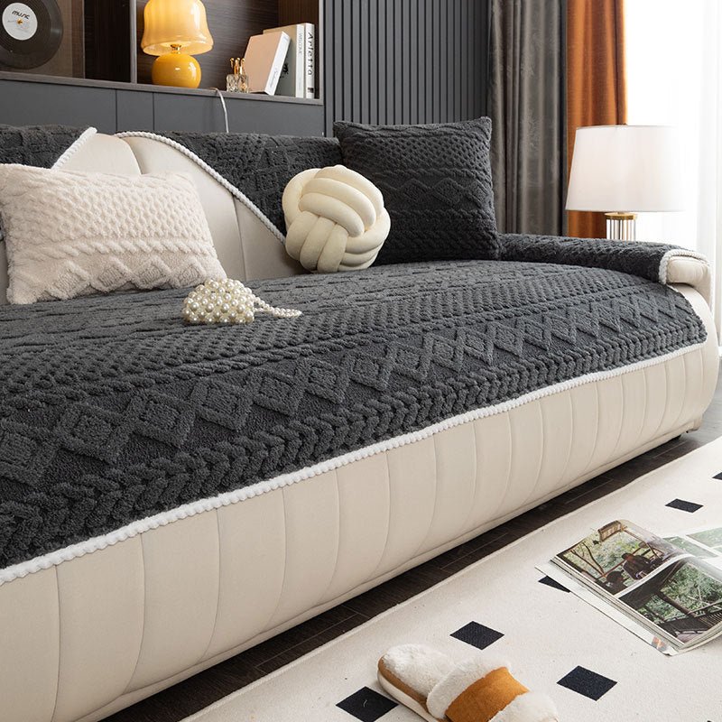 Non - slip Anti - cat's Paw Leather Sofa Cover Cover Cloth - AURA