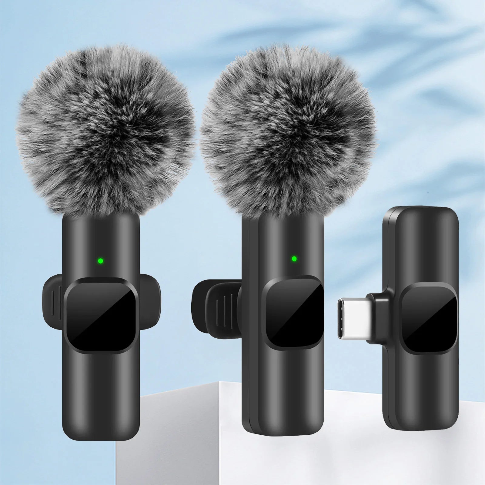 NEW Wireless Lavalier Microphone Audio Video Recording Mini Mic - AURA
