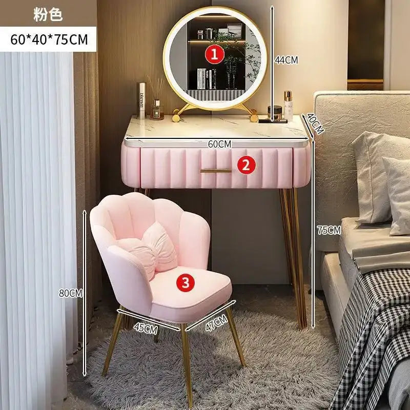 Nordic dressing table bedroom modern simple Internet celebrity ins style dressing table - AURA