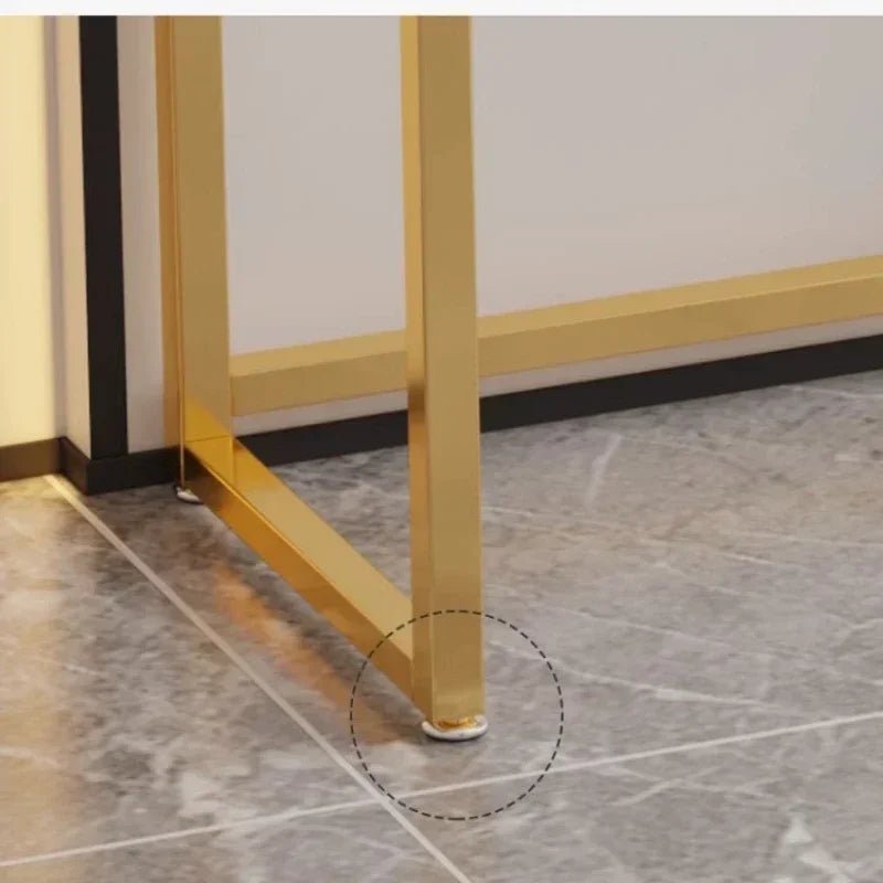 Modern Home Console Table High - looking and Light Luxury Storage Display Shelf - AURA