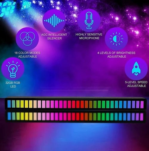 Dragon Sound Reactive Music Light Bar 2 pcs pack - AURA