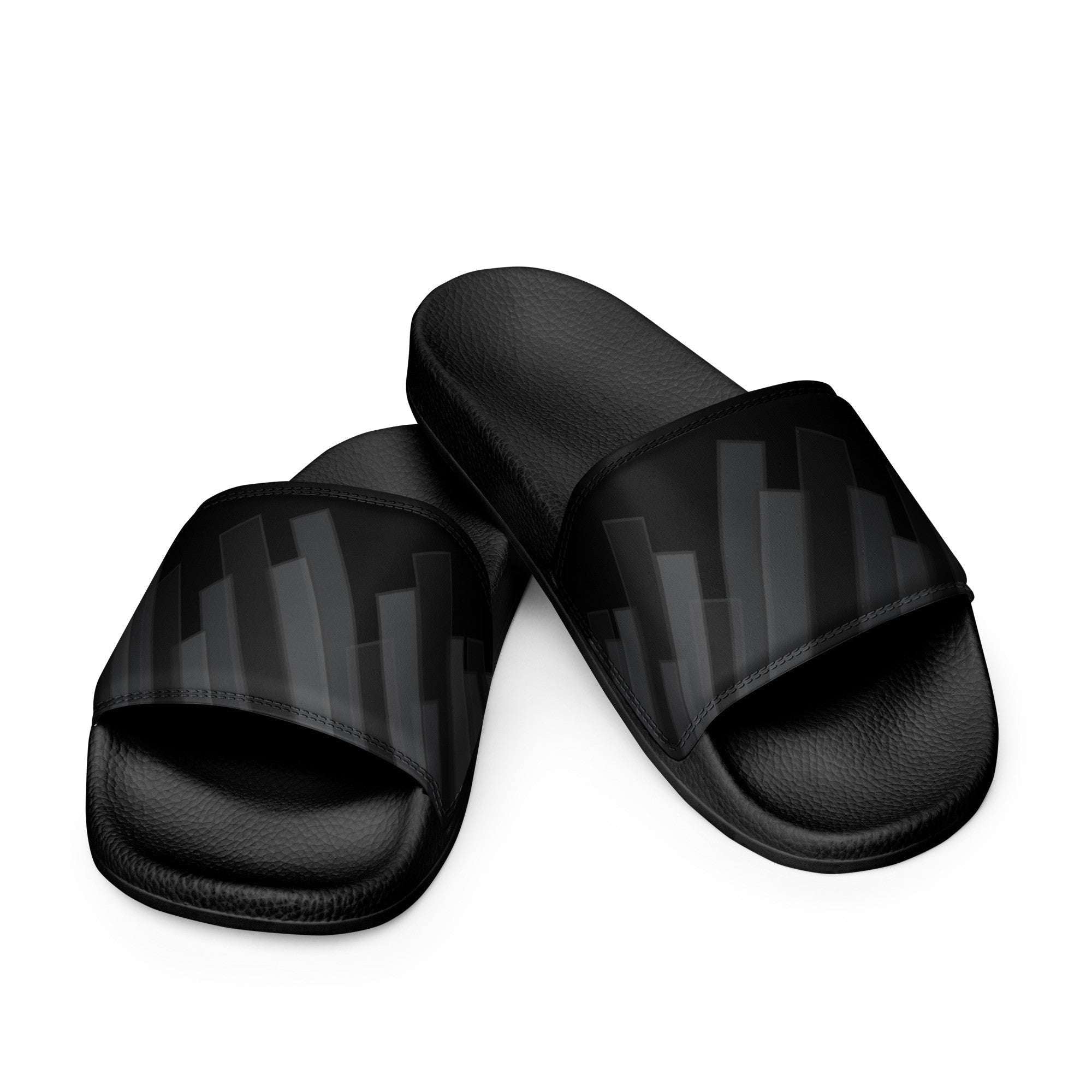 Vizzi - Men's Slides - 02 Black C - AURA