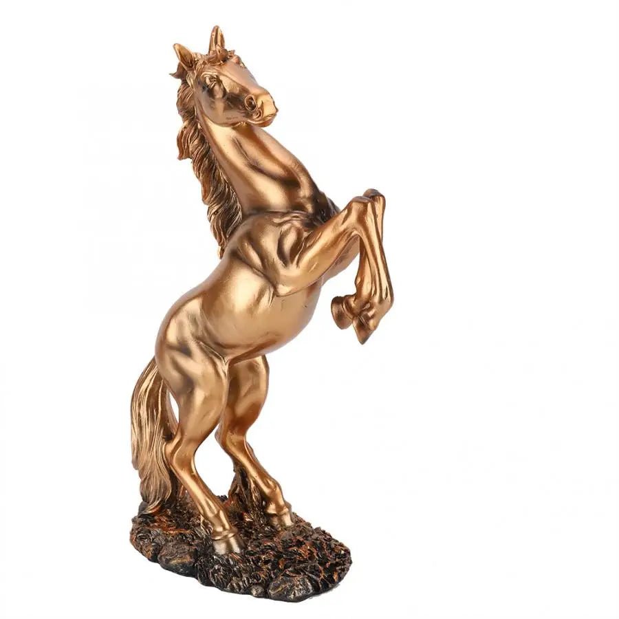 European Style Horse Sculpture Home Desk Decor Ornament Photograph Props - AURA