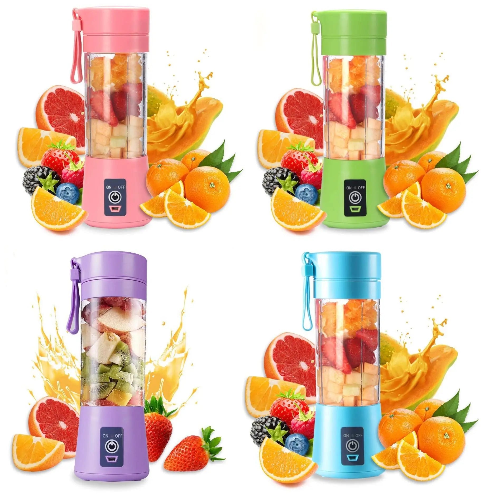 Portable Mini Electric Juicer USB Charging Smoothie Milkshake Maker - AURA