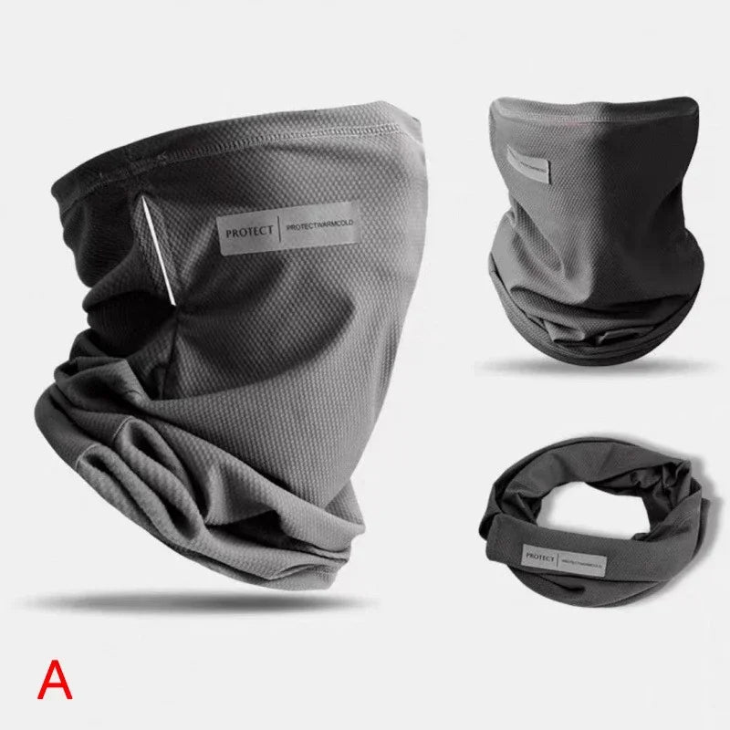 Ice Silk Sunscreen Mask For Men Women Outdoor Cycling Face Cover - AURA