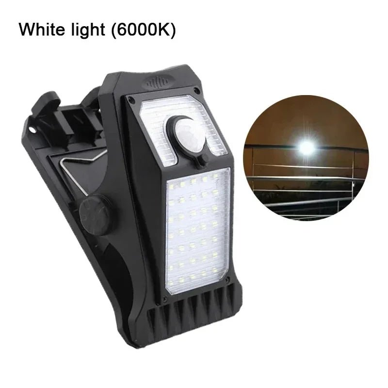 Solar LED Street Light Outdoor Clip - on Motion Sensing Light IP65 Waterproof - AURA