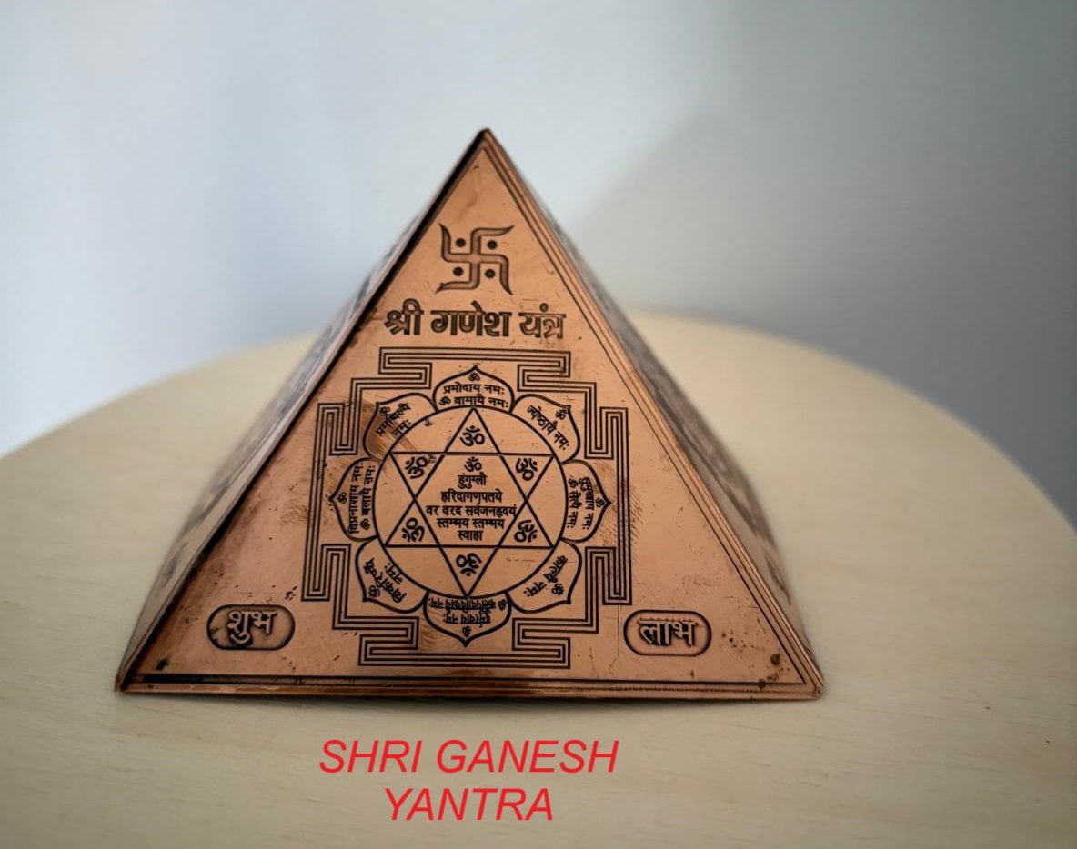 Copper Yantra Pyramid - AURA