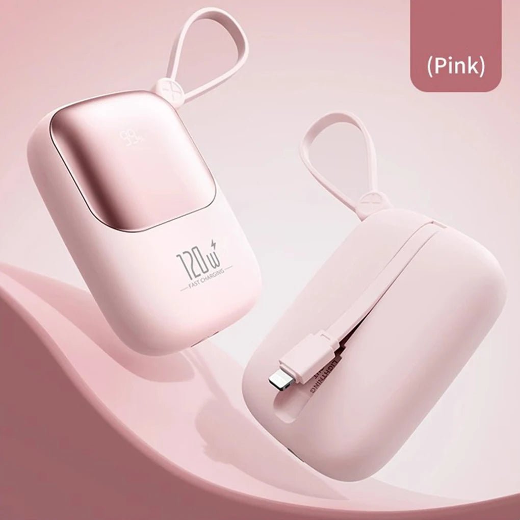 120W super fast charging power bank with cable 20000mAh large capacity - AURA