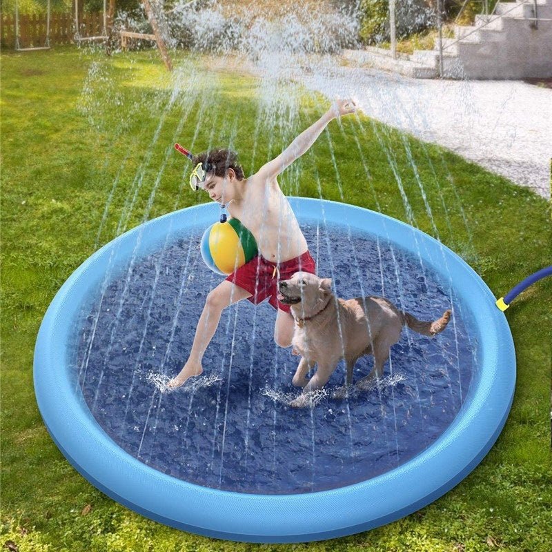 Non - Slip Splash Pad For Kids And Pet Dog Pool - Summer - AURA