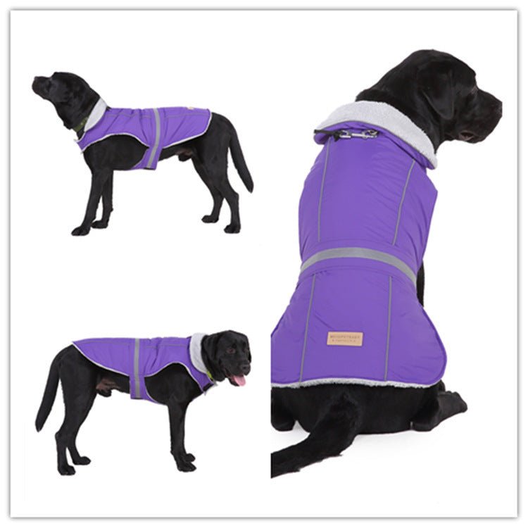Pet clothes winter clothes night reflective pet clothes - AURA