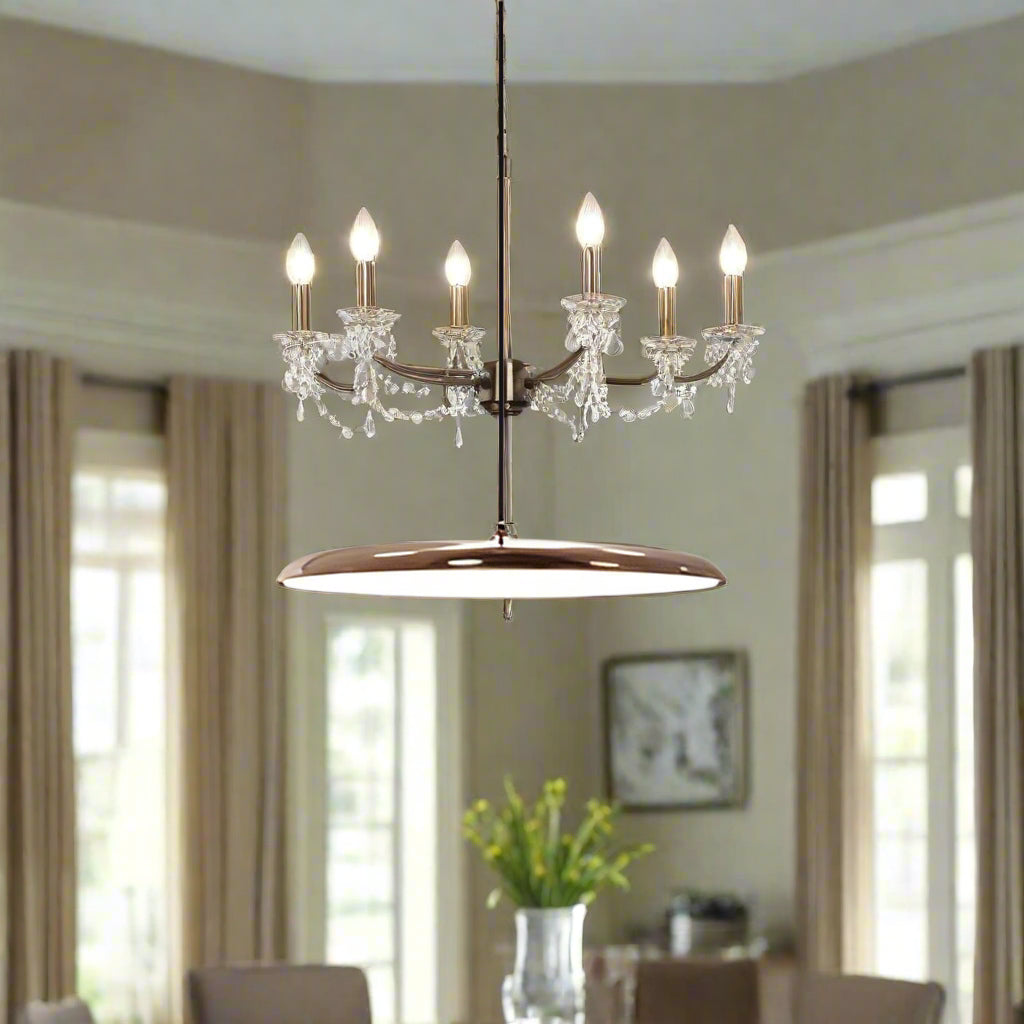 Dining Room Chandelier Macaron Flying Saucer Artistic Lamp - AURA