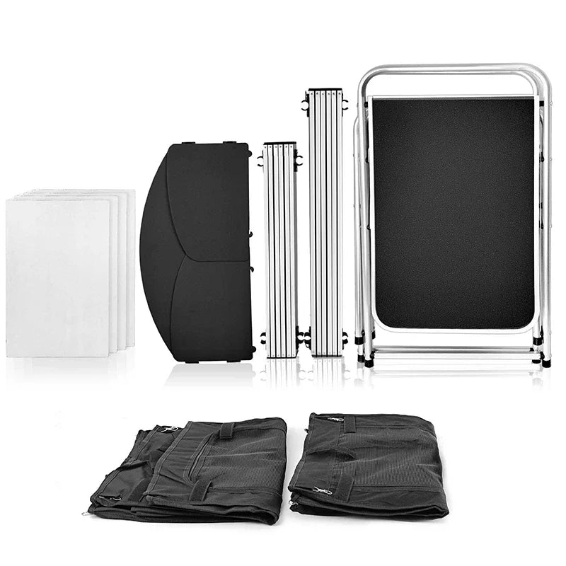 Outdoor Camping Folding Table with Large Storage Organizer - AURA