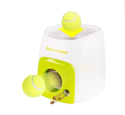 Smart Pet Feeder Tennis Ball Missing Device Throwing Reward Machine - AURA