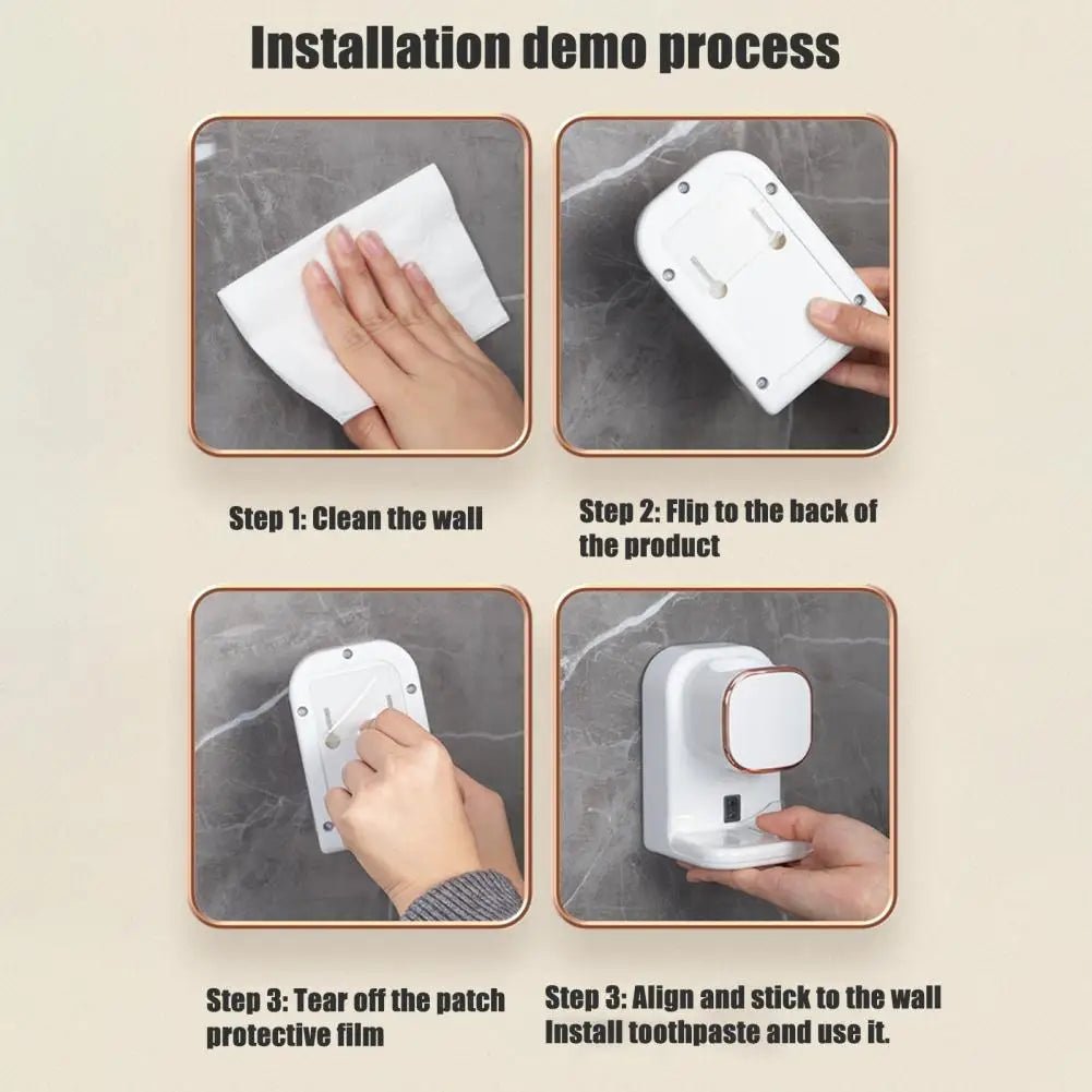 Electric Toothpaste Dispenser Automatic Sensor USB Charging - AURA