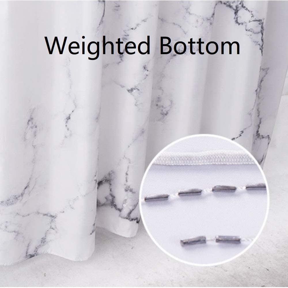 Marble Bathroom Shower Curtain - AURA