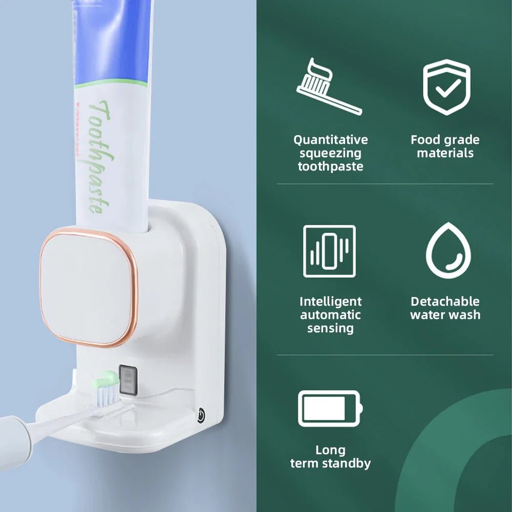3 Mode Toothpaste Dispenser Removable Bathroom - AURA