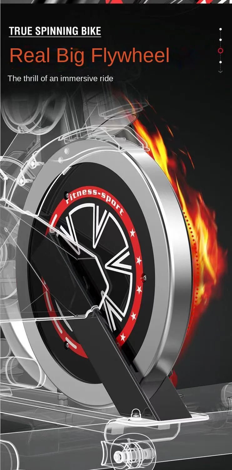 OVOZI Spin Bike Home Fitness Equipment Gym - AURA