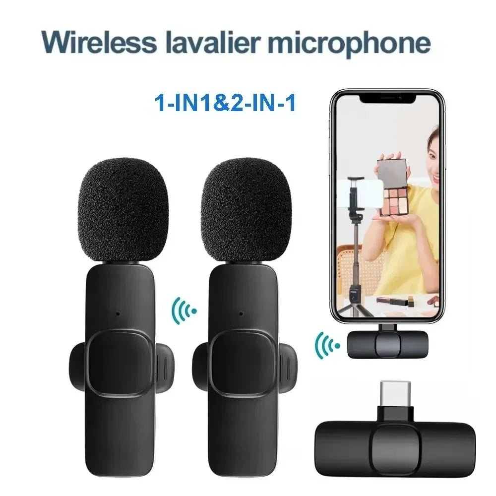 K9 Professional Microphone Wireless Lavalier Microphone for Android Type C - AURA