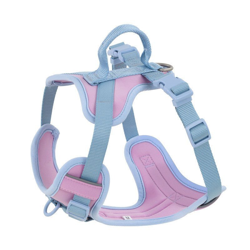 Dog Breast Strap Hand Holding Rope Dog Leash Collar Chest Back - AURA