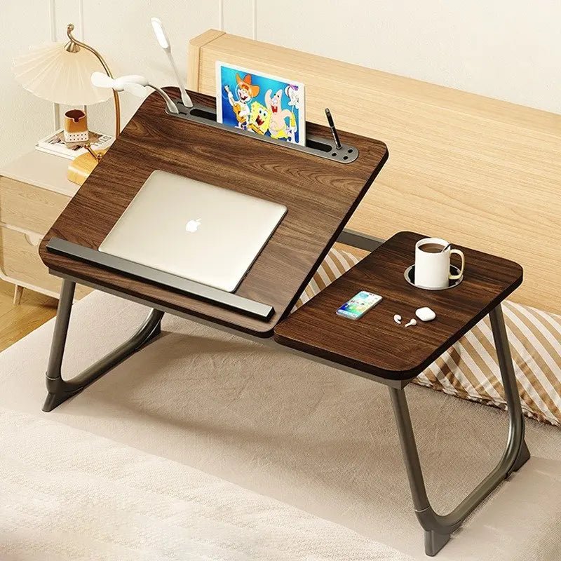 Bed Desk, Adjustable Computer Desk, Foldable Laptop, Bedside Table - AURA