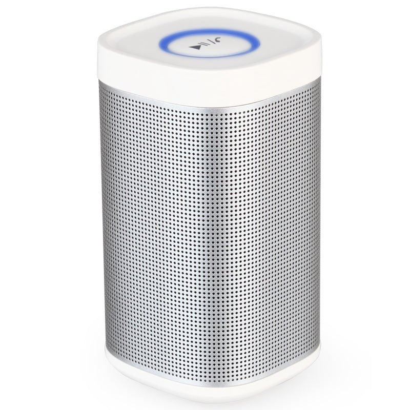 Wireless Portable 360° Bluetooth Universal Speaker White - AURA