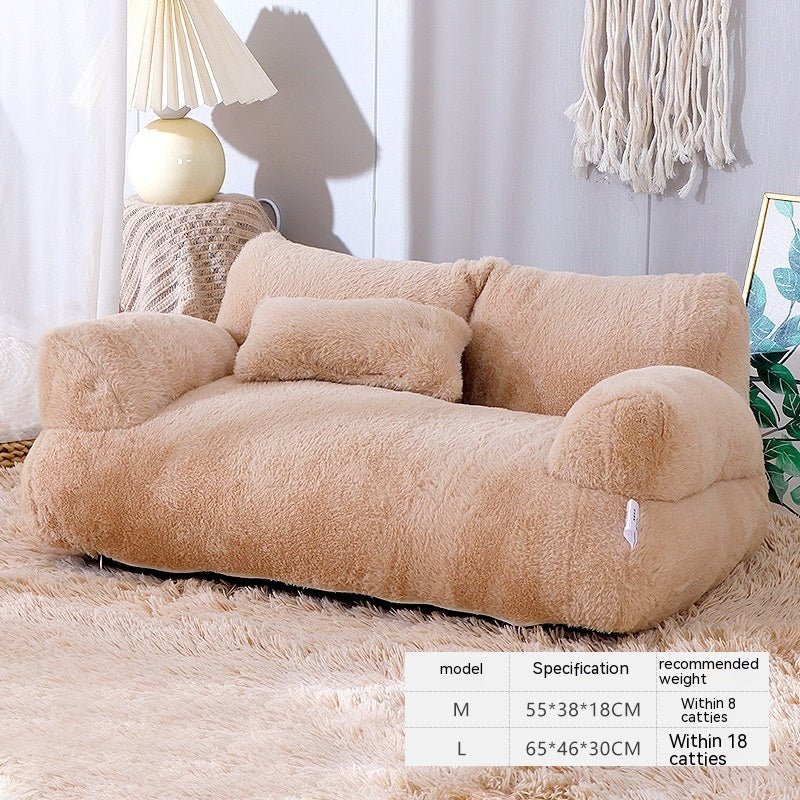 Luxury Cat Bed Sofa Winter Warm Cat Nest Pet Bed For Dogs Cats - AURA