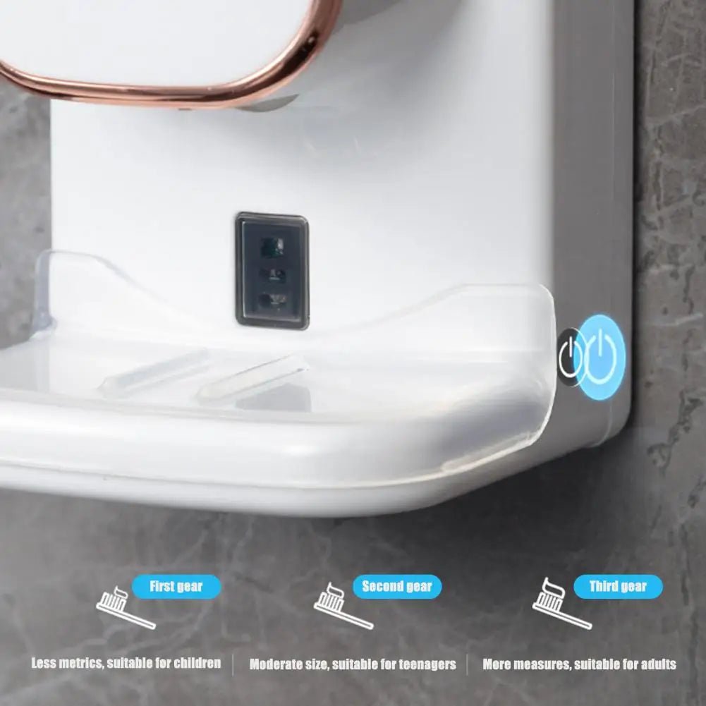 Electric Toothpaste Dispenser Automatic Sensor USB Charging - AURA