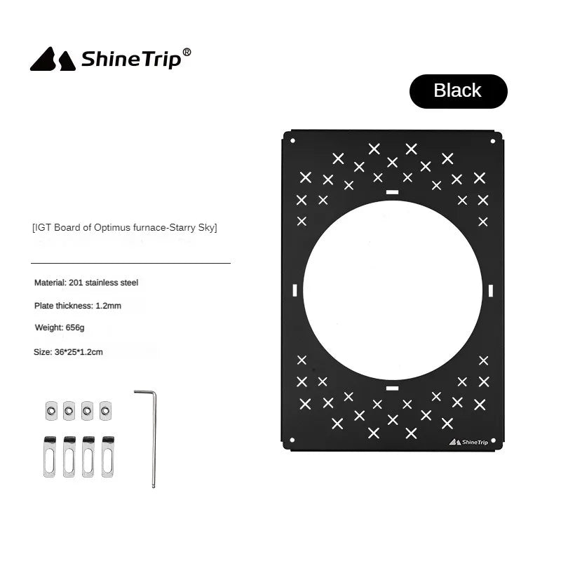 Folding Camping Tables Portable IGT Carbon Steel Ultralight Nature Hike Table - AURA