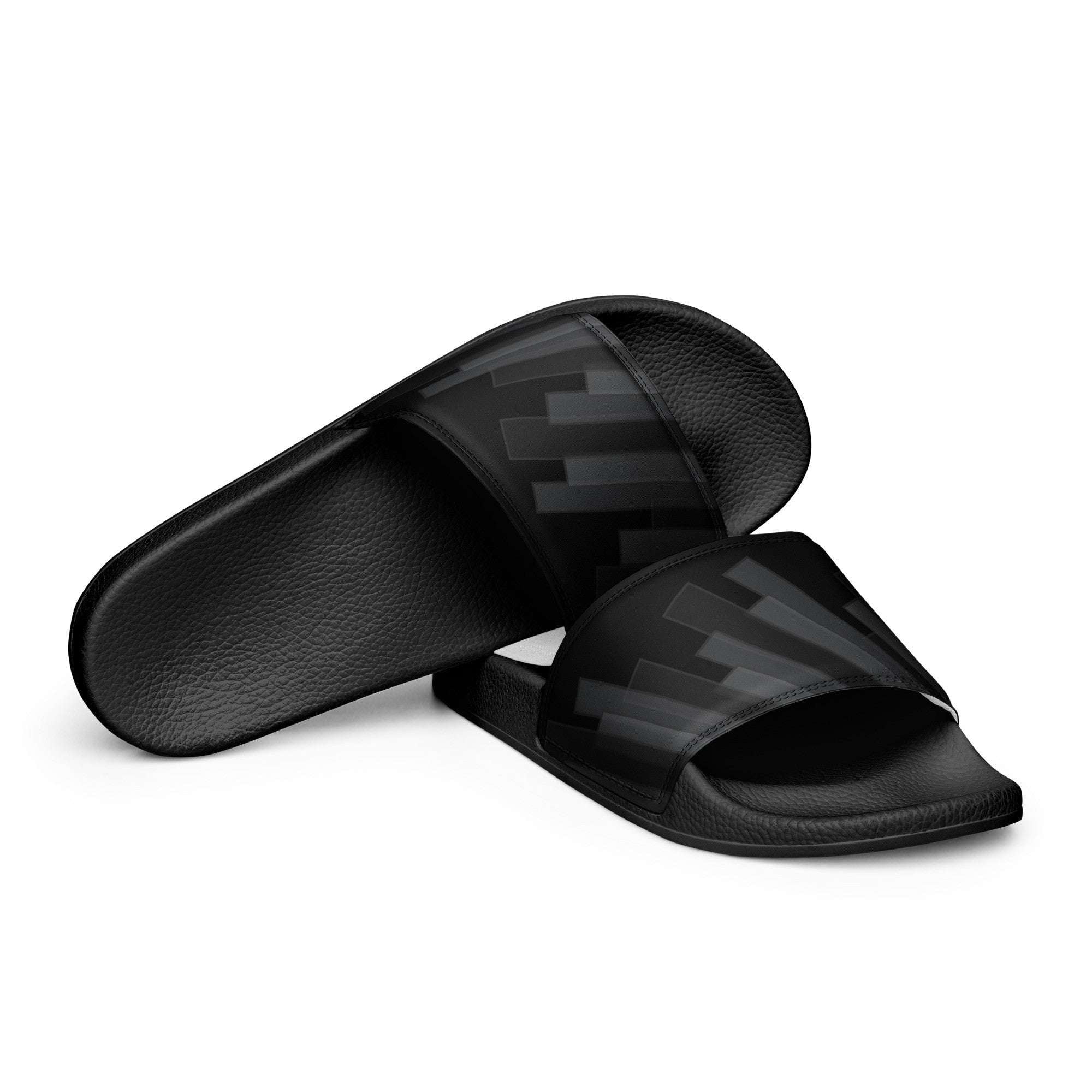 Vizzi - Men's Slides - 02 Black C - AURA