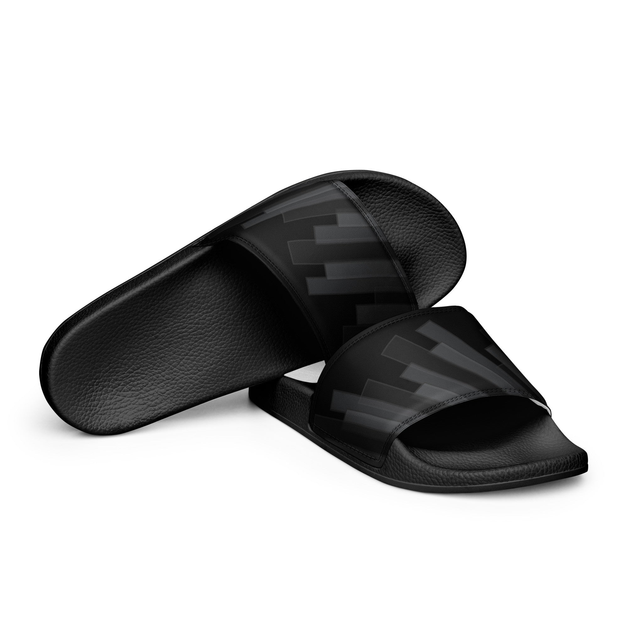 Vizzi - Men's Slides - 02 Black C - AURA