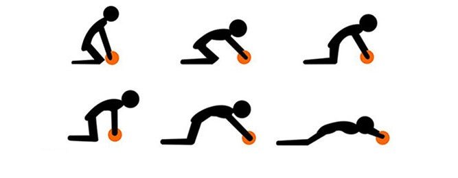 Fitness equipment abdominal wheel - AURA