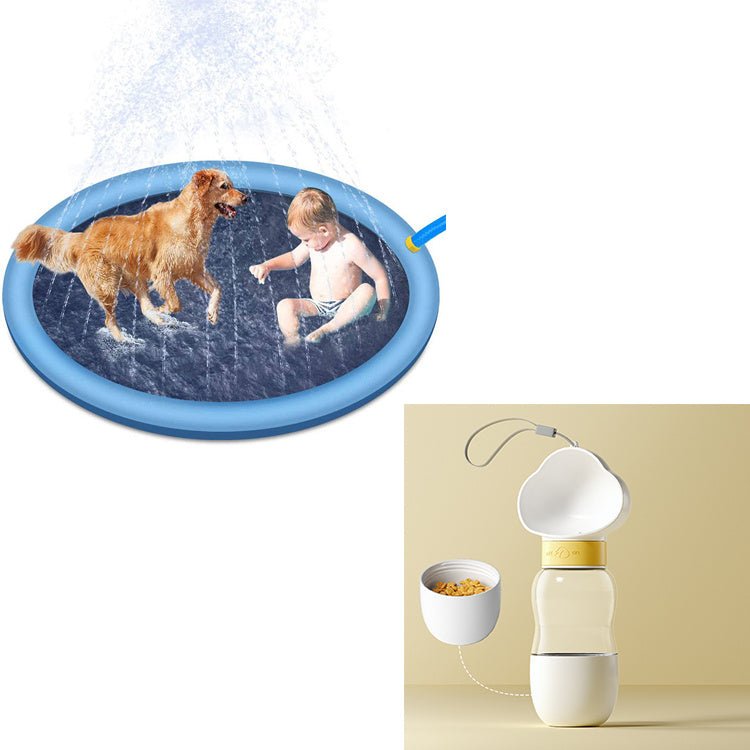Non - Slip Splash Pad For Kids And Pet Dog Pool - Summer - AURA