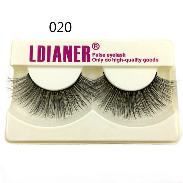 Mink Eyelashes 25mm Wispy Fluffy Fake Lashes - AURA