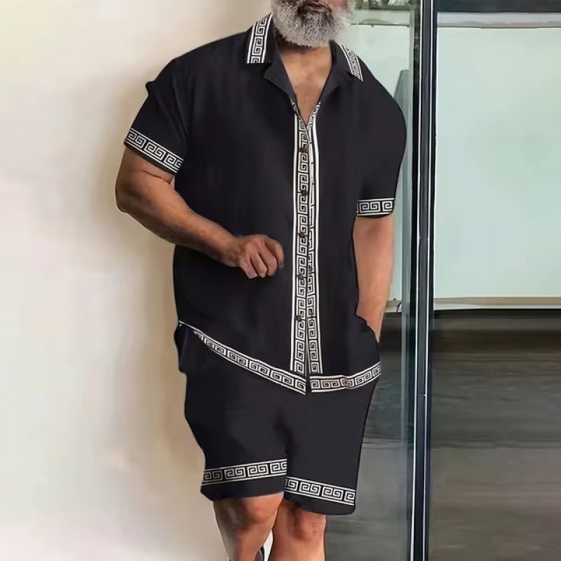 Men's Fashion Personality 3D Digital Printing Suit - AURA