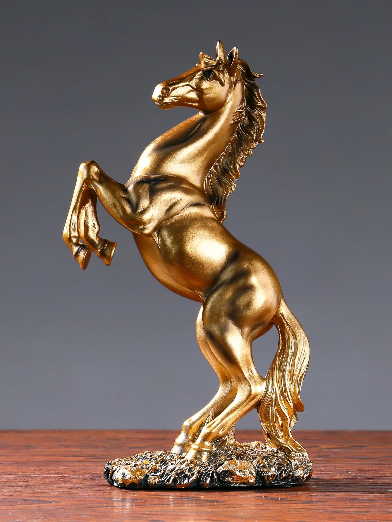 European Style Home Resin Victory Horse Statue - AURA