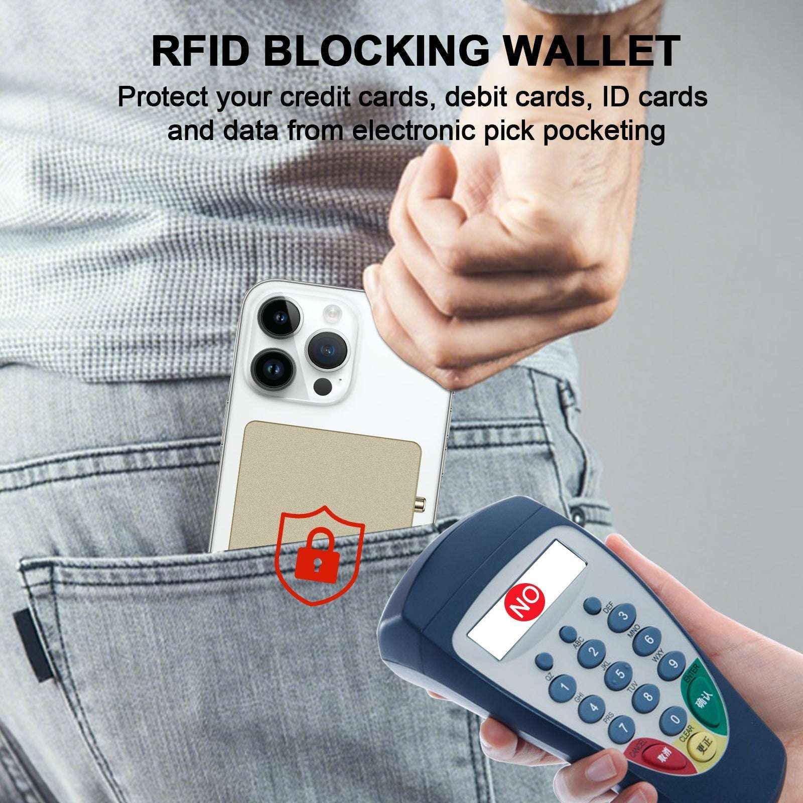 TOYFID All - Aluminum Pop Up Slide Rfid Slim Card Holder Wallet With Airtag Holder - AURA