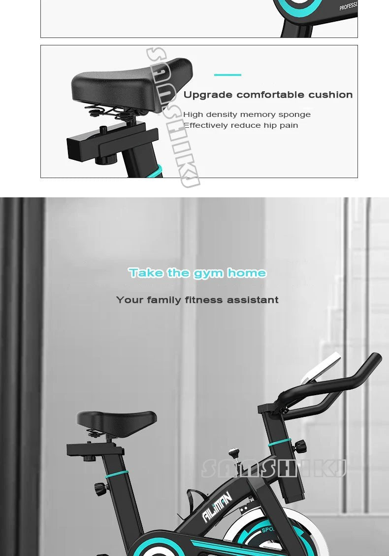 Indoor Fitness Spinning Bike with Bluetooth - AURA