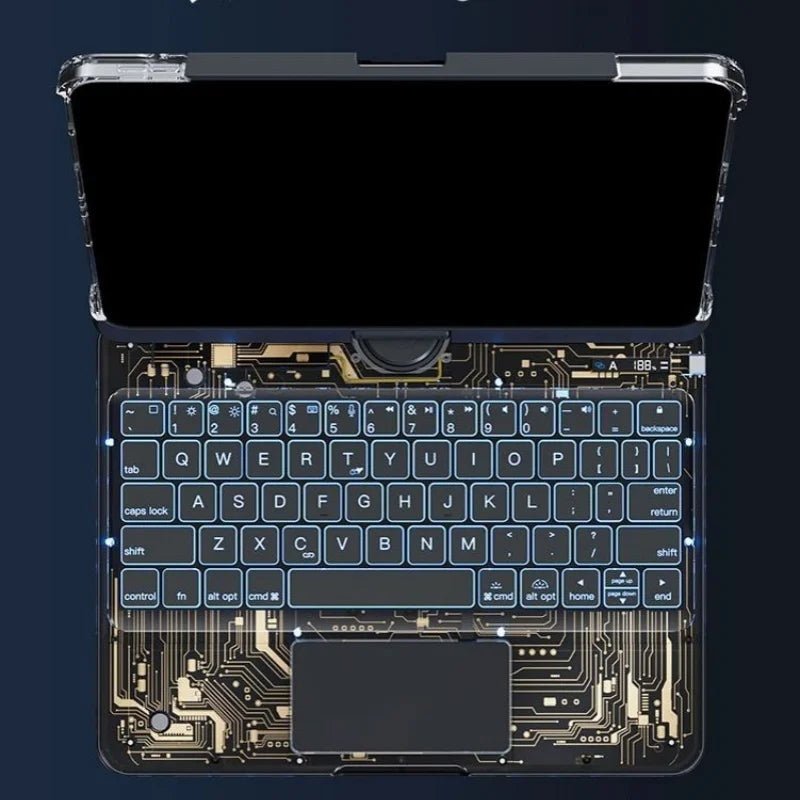 Transparent Rotate Ipad Wonderful Control Keyboard Apply Ipad Air5 - AURA