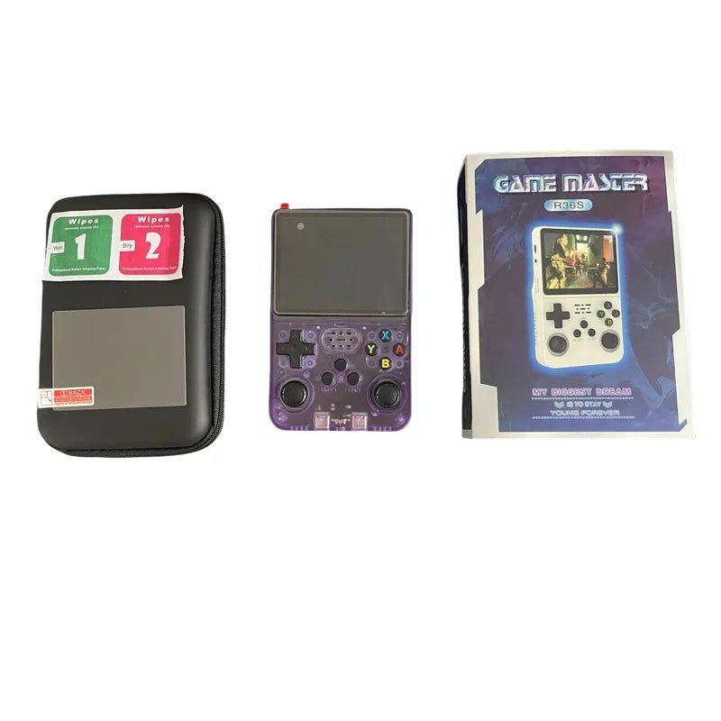 Console R36s 128gb Retro Handheld Video Game Console 3.5inch for Kids - AURA