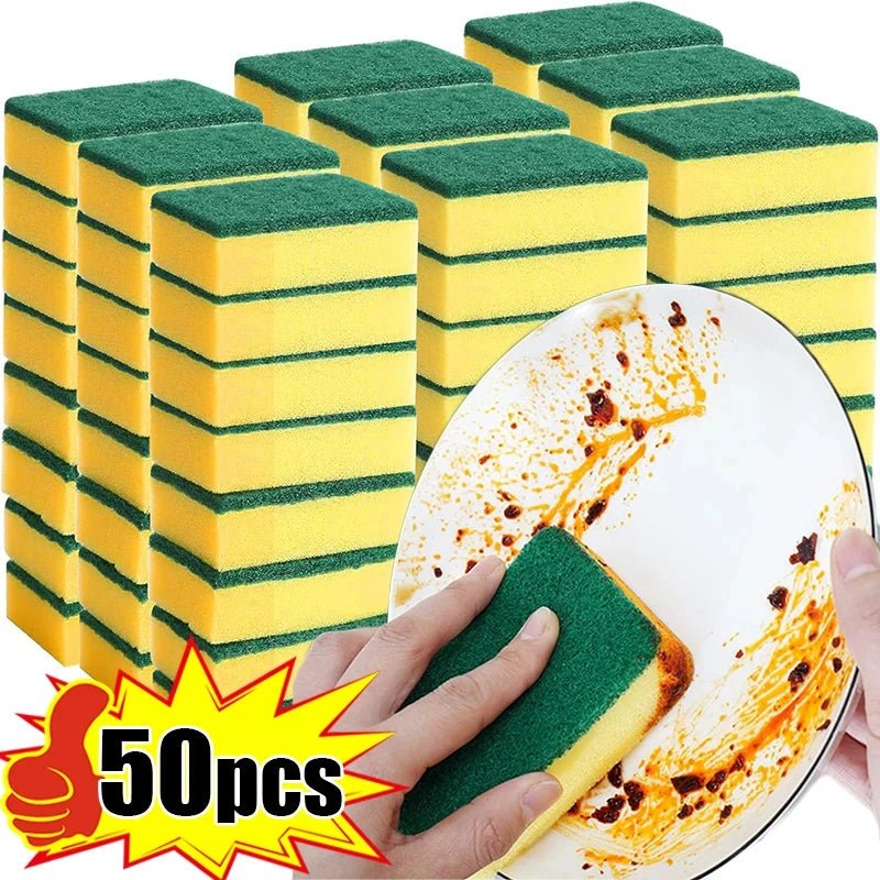 Double sided magic sponge for motorcycles, pots, and kitchens - AURA