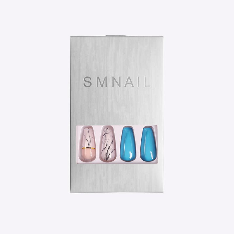 Ballet Coffin Fake Nails - AURA