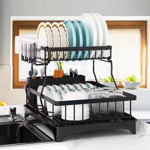 Dish Racks For Kitchen Counter, Stainless Steel Kitchen Dish Drying - AURA