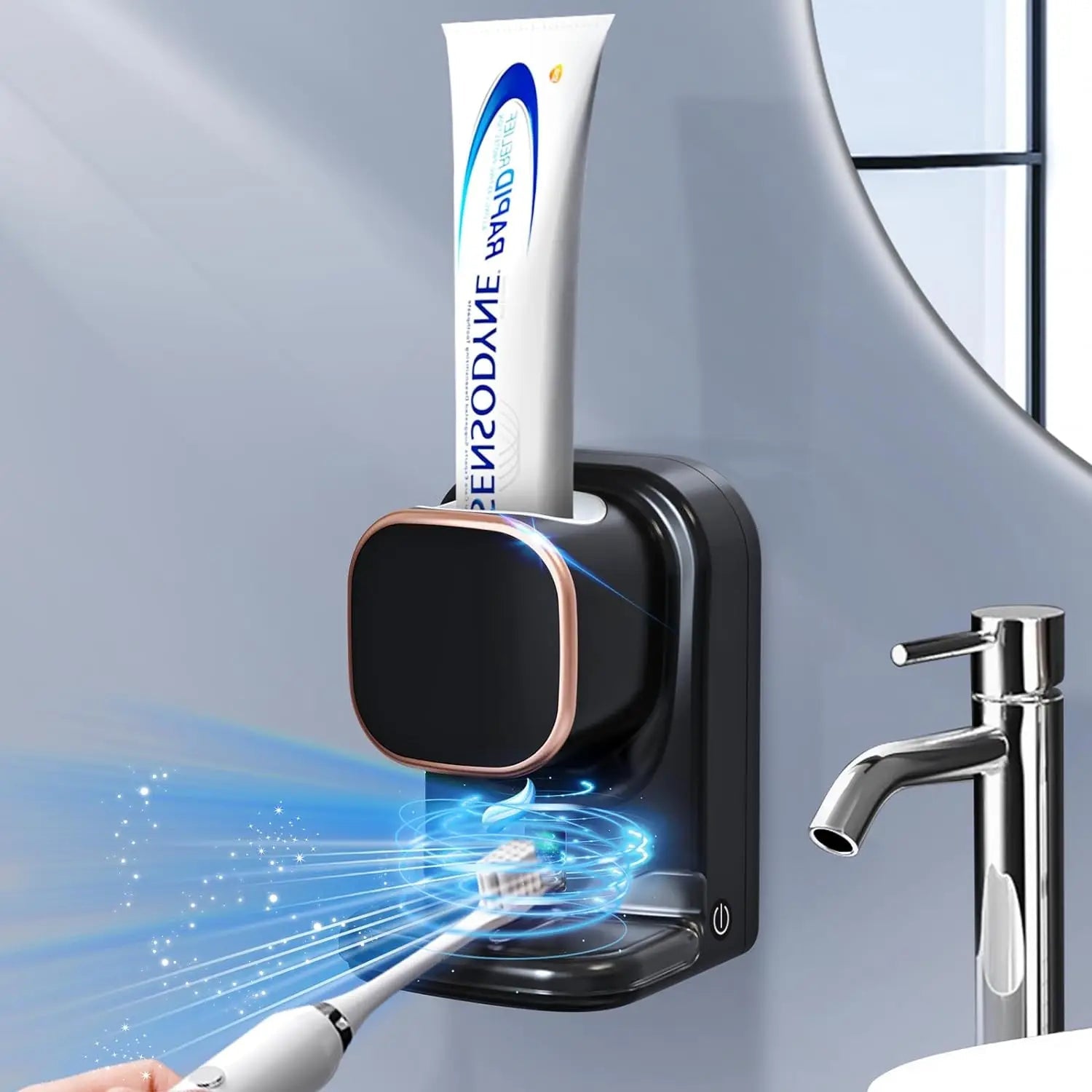 3 Mode Toothpaste Dispenser Removable Bathroom - AURA