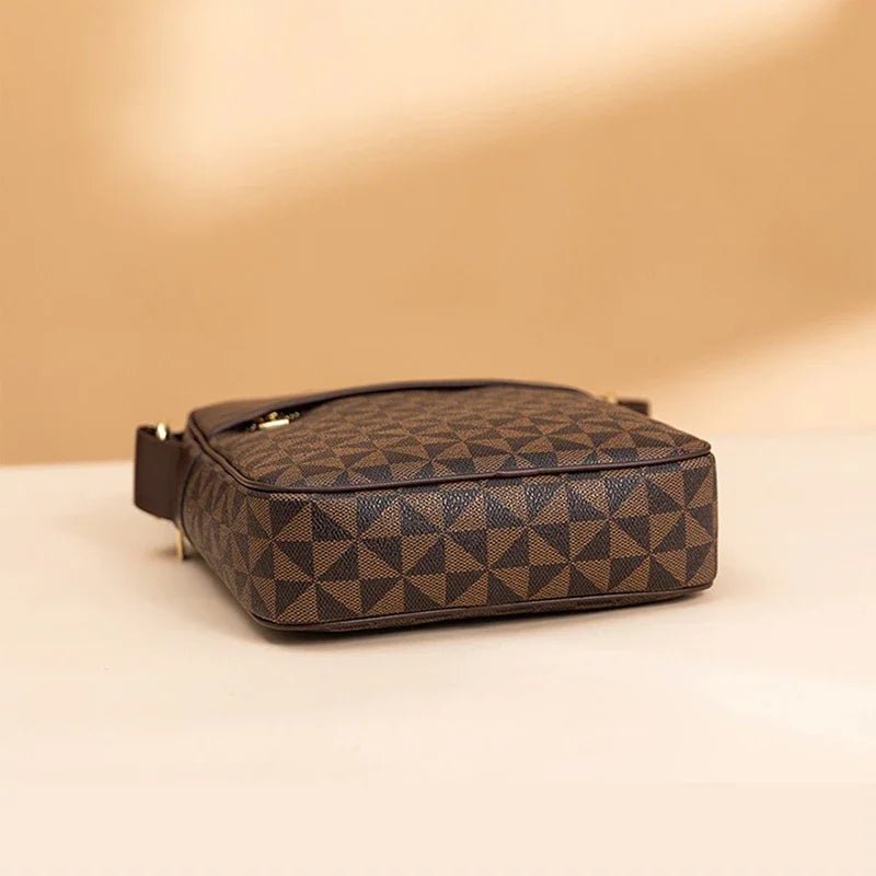 Luxury Designer Bag Men Messenger Bag for Men Leather Shoulder Bag - AURA