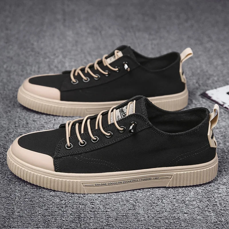 Men Vulcanize Shoes New Canvas Shoes Men Comfort Men Shoes - AURA